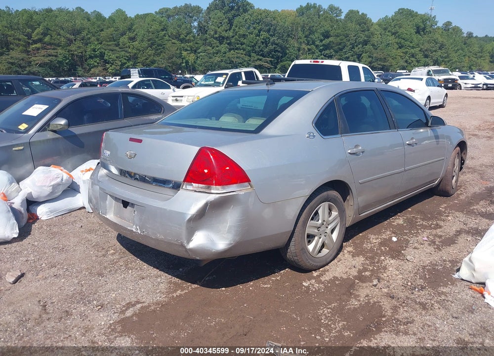 2006 CHEVROLET IMPALA LS VIN: 2G1WB58K269334755