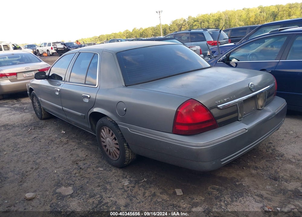 2007 MERCURY GRAND MARQUIS LS VIN: 2MEFM75W57X601516