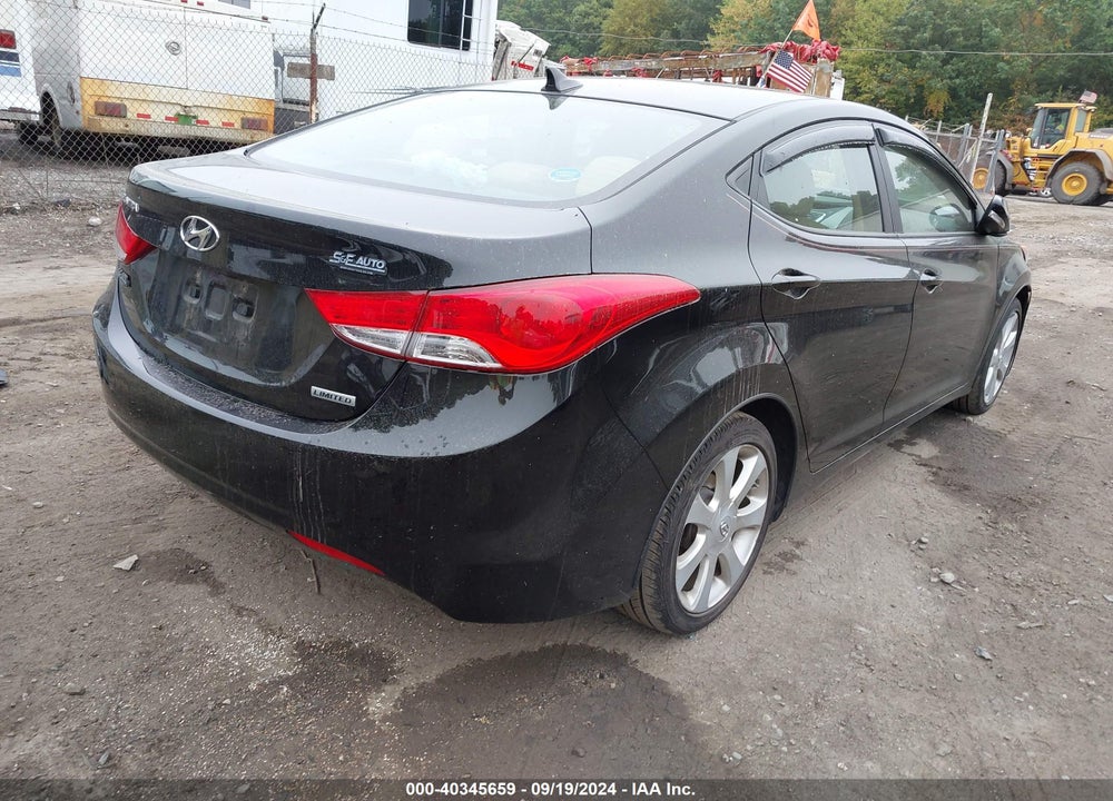 2012 HYUNDAI ELANTRA LIMITED VIN: 5NPDH4AE5CH116815