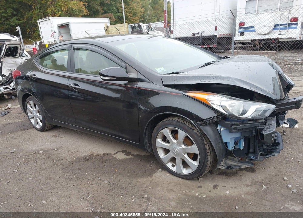 2012 HYUNDAI ELANTRA LIMITED VIN: 5NPDH4AE5CH116815