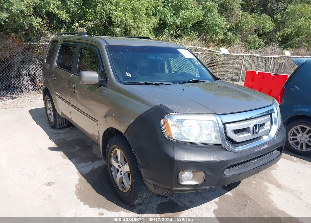 2011 HONDA PILOT EX-L VIN: 5FNYF3H72BB048852