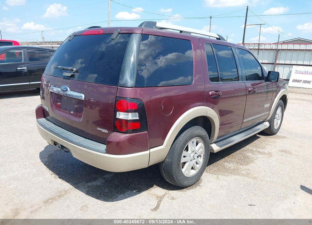 2007 FORD EXPLORER EDDIE BAUER VIN: 1FMEU64E37UB46250