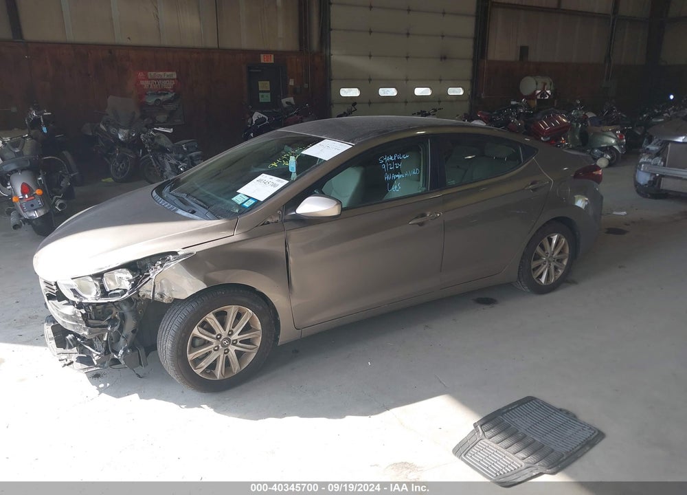 2015 HYUNDAI ELANTRA SE VIN: 5NPDH4AE6FH582757