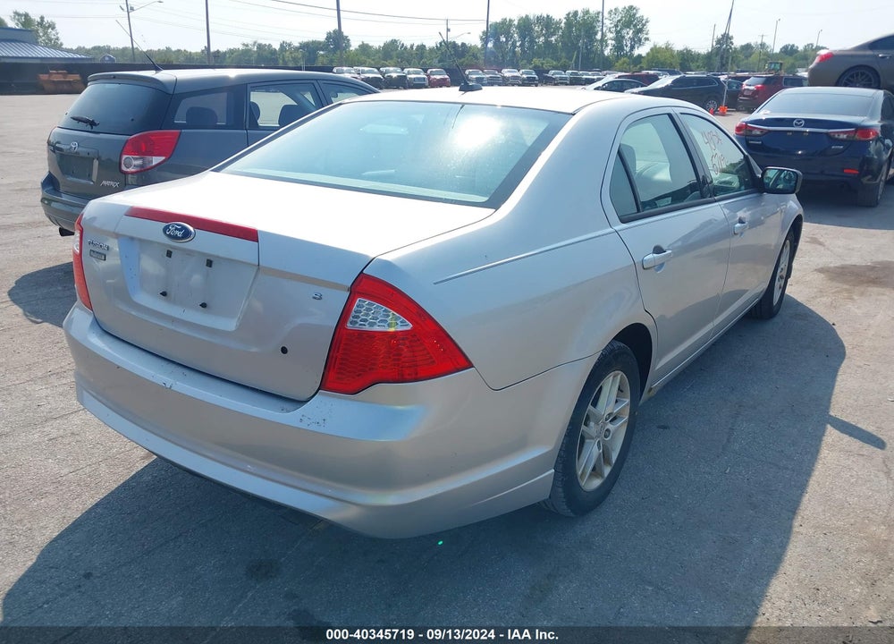 2011 FORD FUSION S VIN: 3FAHP0GA3BR120204