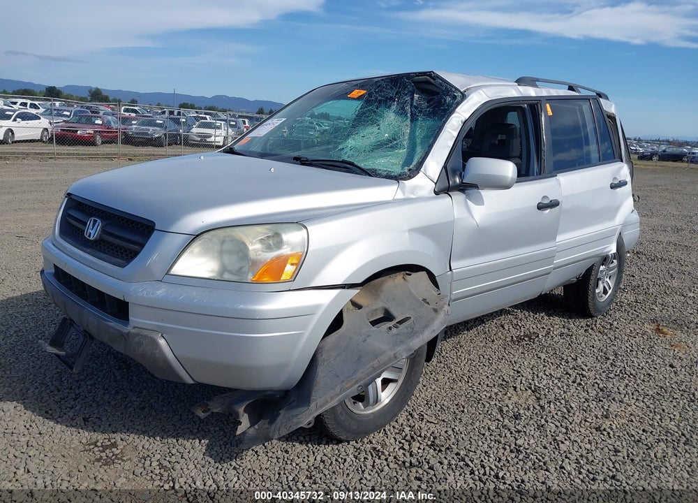2003 HONDA PILOT EX-L VIN: 2HKYF18663H529833