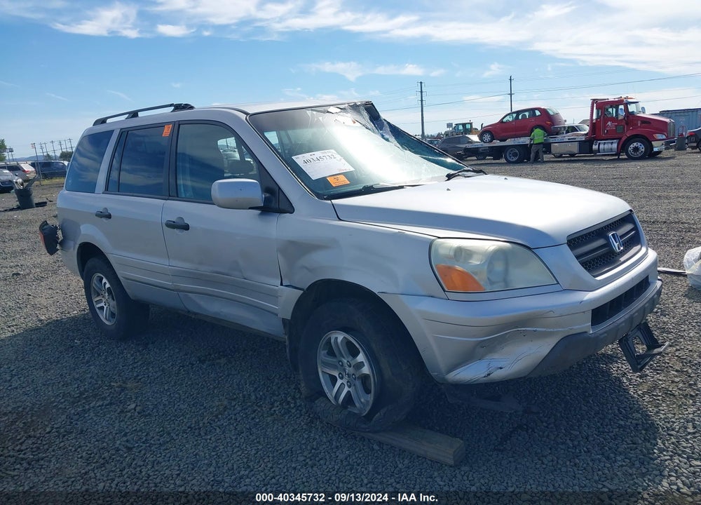 2003 HONDA PILOT EX-L VIN: 2HKYF18663H529833
