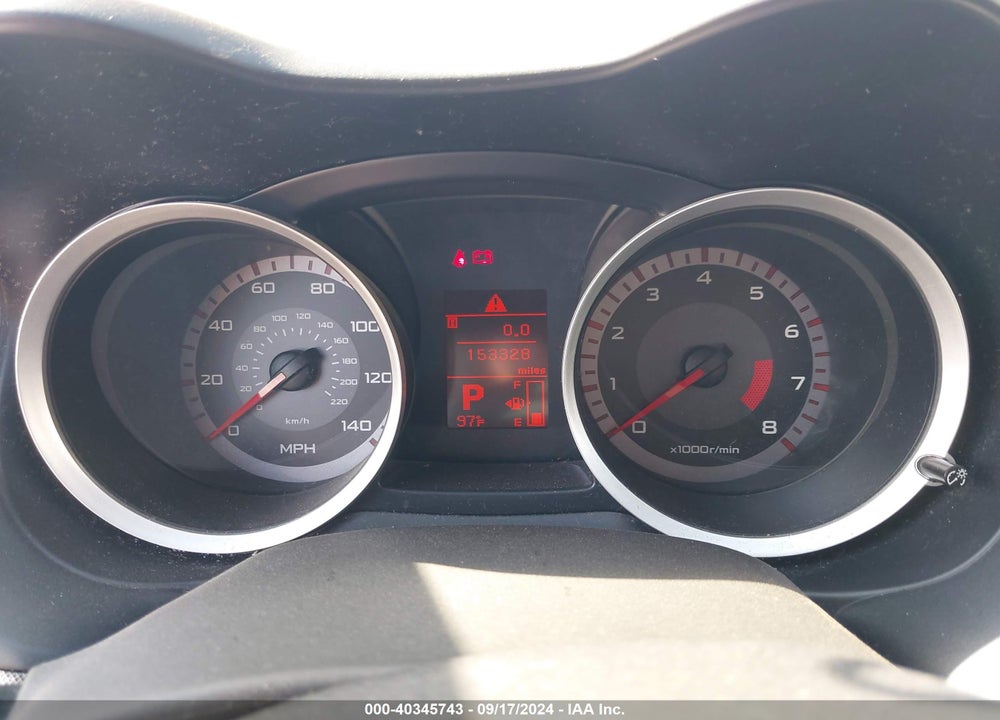 2008 MITSUBISHI LANCER GTS VIN: JA3AU86U98U019778
