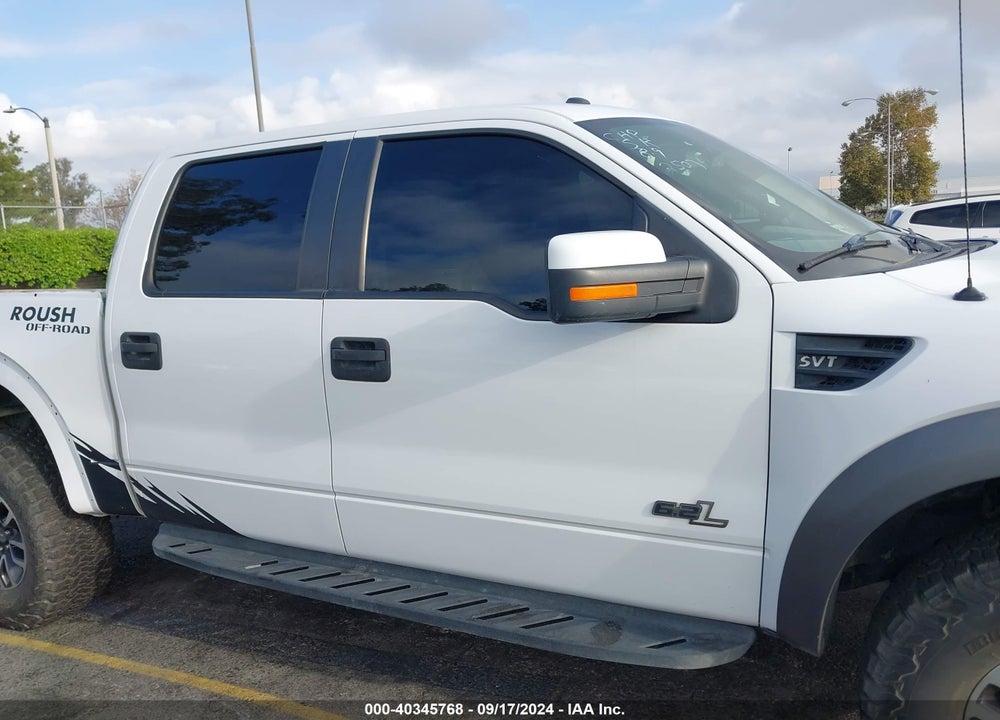 2013 FORD F-150 SVT RAPTOR VIN: 1FTFW1R69DFA22507