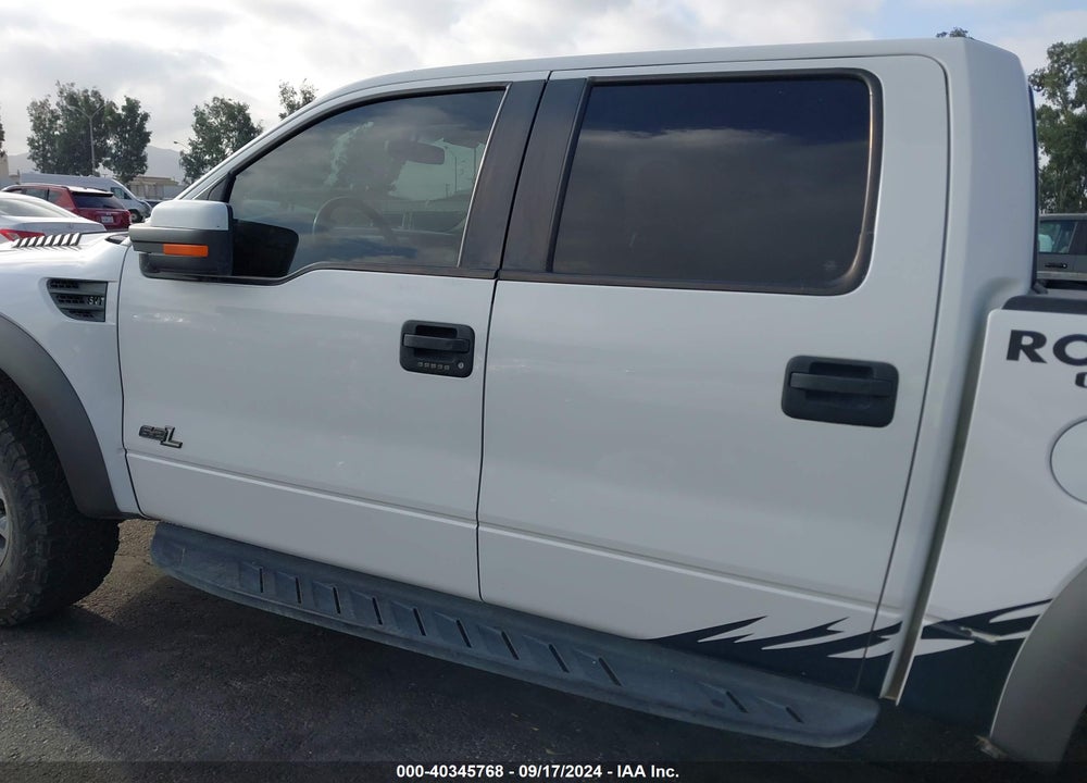 2013 FORD F-150 SVT RAPTOR VIN: 1FTFW1R69DFA22507