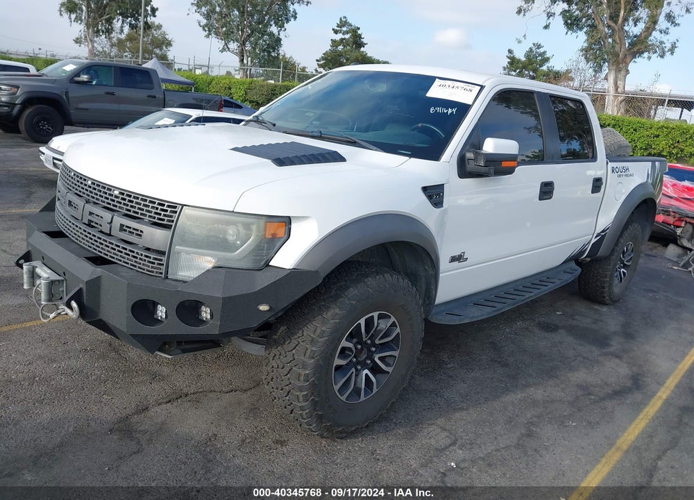 2013 FORD F-150 SVT RAPTOR VIN: 1FTFW1R69DFA22507