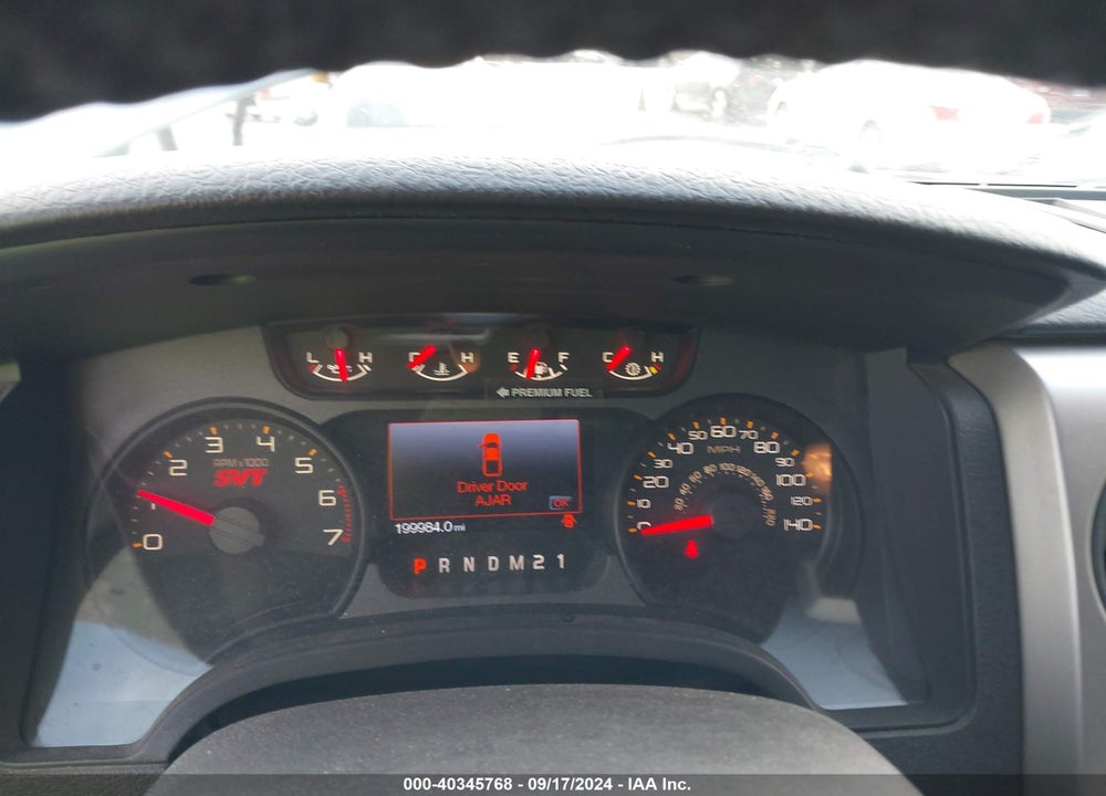 2013 FORD F-150 SVT RAPTOR VIN: 1FTFW1R69DFA22507