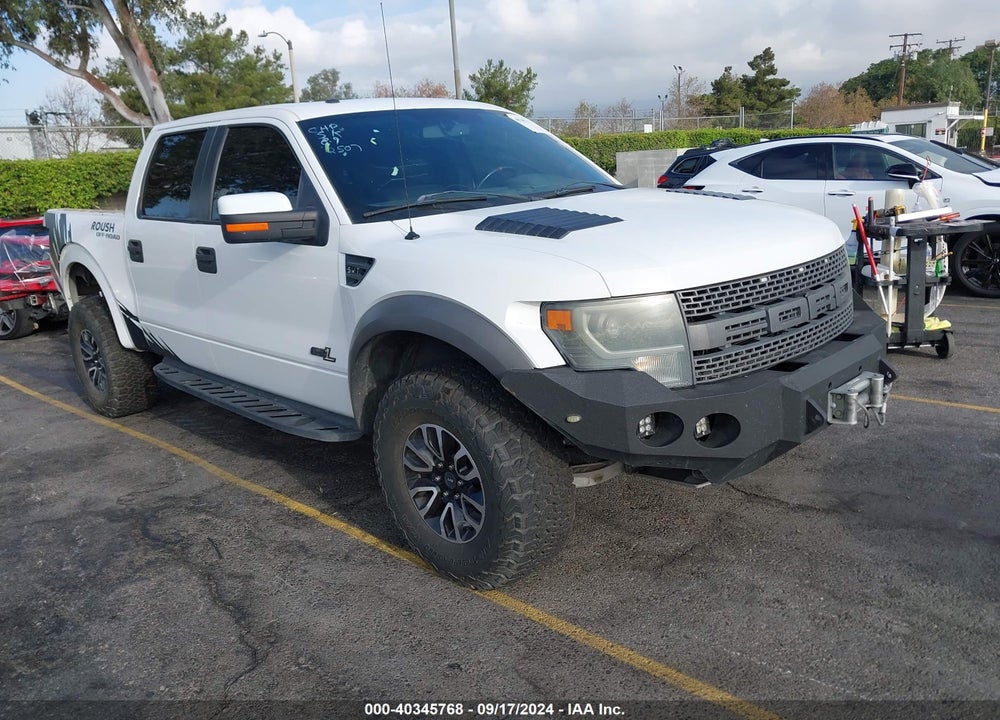 2013 FORD F-150 SVT RAPTOR VIN: 1FTFW1R69DFA22507