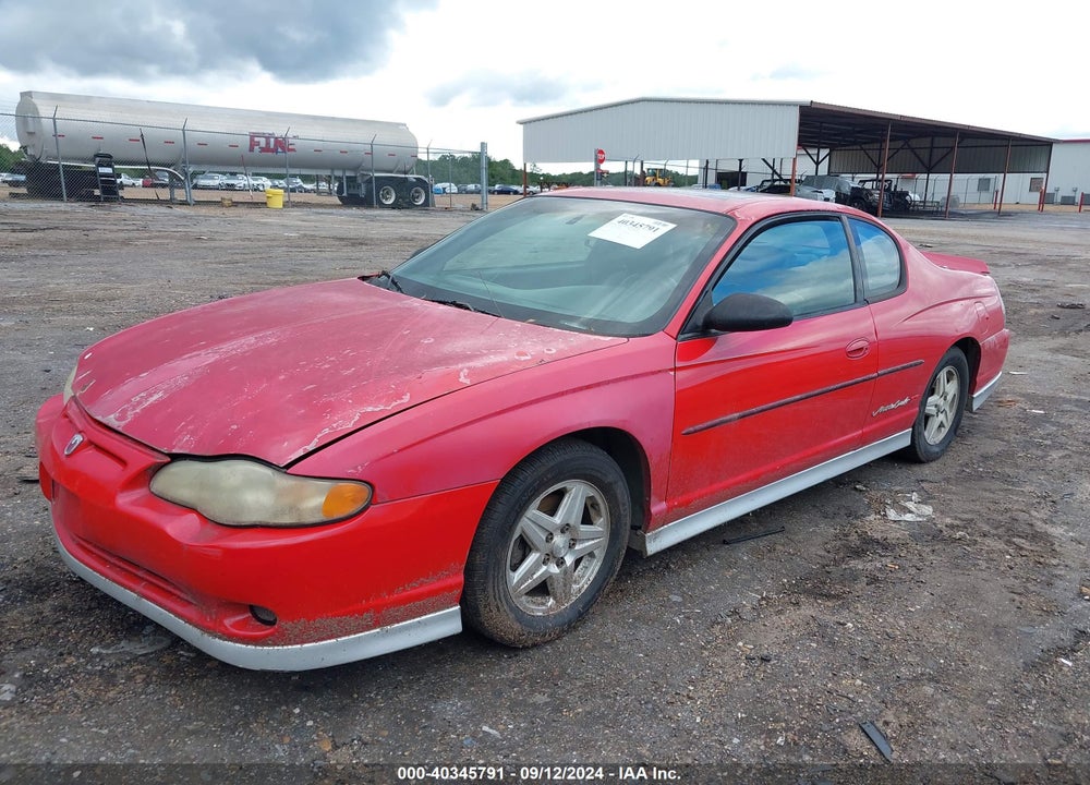 2002 CHEVROLET MONTE CARLO SS VIN: 2G1WX15K829171568