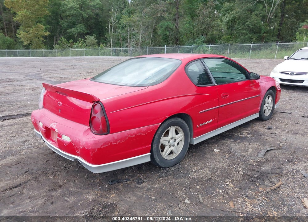 2002 CHEVROLET MONTE CARLO SS VIN: 2G1WX15K829171568