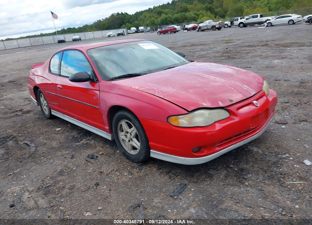 2002 CHEVROLET MONTE CARLO SS VIN: 2G1WX15K829171568