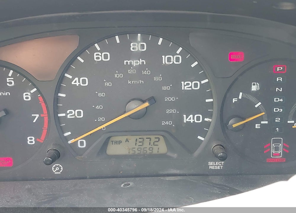 1999 HONDA ACCORD EX V6 VIN: 1HGCG1658XA003901