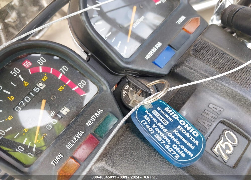 1982 YAMAHA XV750 VIN: JYA4X7009CA221824