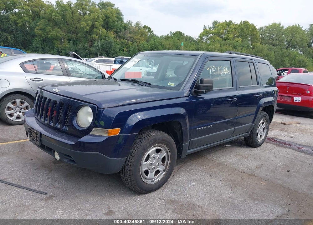 2012 JEEP PATRIOT SPORT VIN: 1C4NJRBB3CD613040