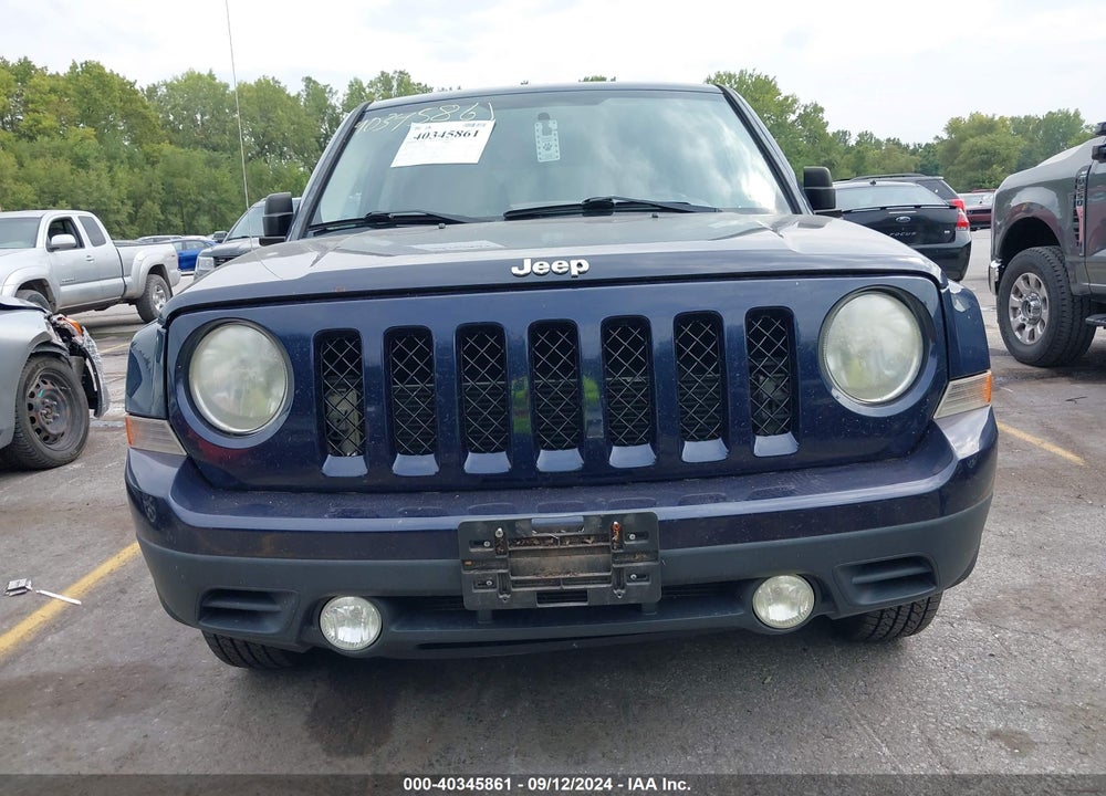 2012 JEEP PATRIOT SPORT VIN: 1C4NJRBB3CD613040