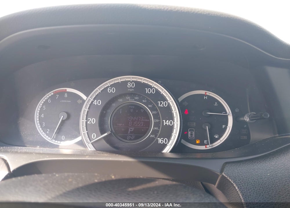2013 HONDA ACCORD EX-L VIN: 1HGCR2F82DA052534