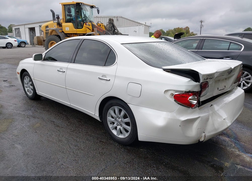2003 LEXUS ES 300 VIN: JTHBF30G330103521