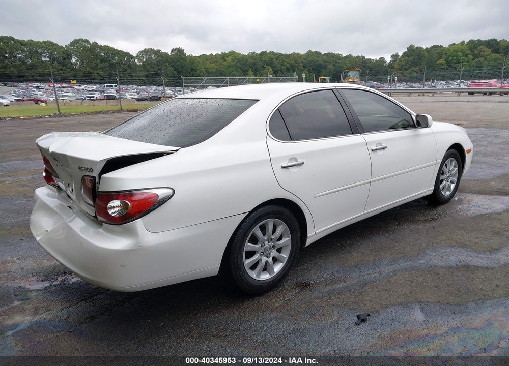 2003 LEXUS ES 300 VIN: JTHBF30G330103521