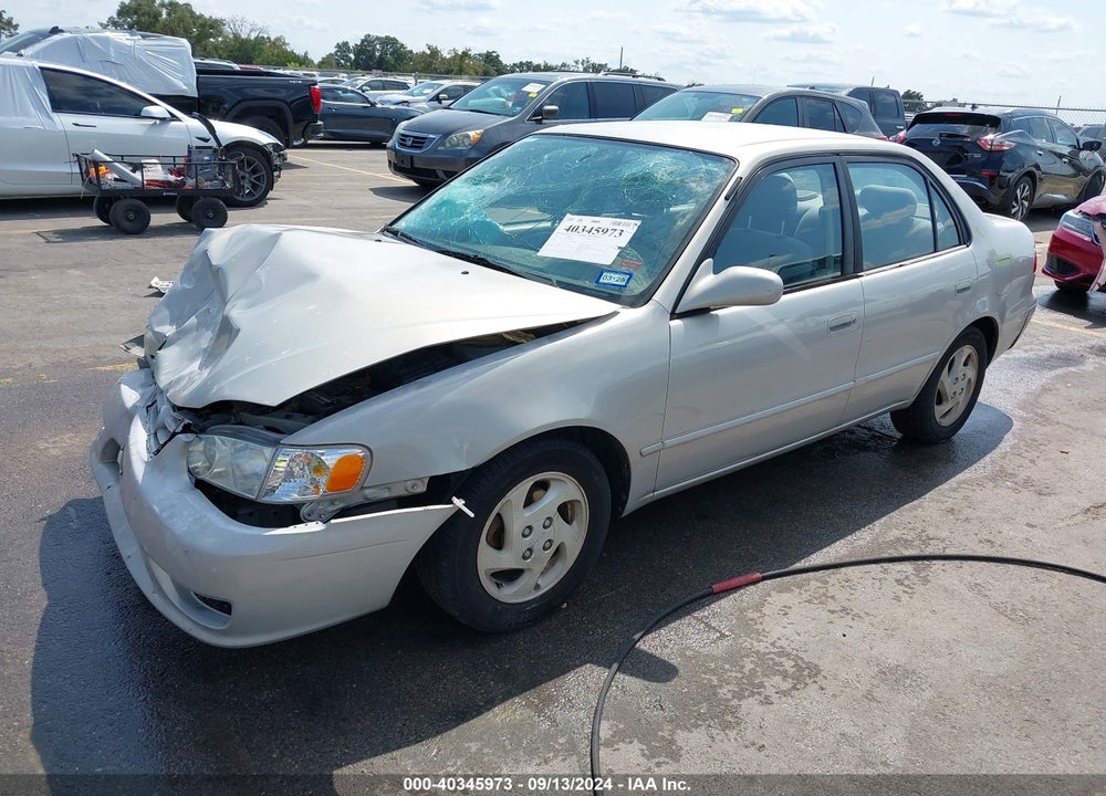 2001 TOYOTA COROLLA LE VIN: 2T1BR12E01C401682