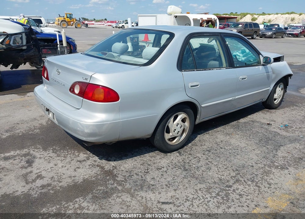 2001 TOYOTA COROLLA LE VIN: 2T1BR12E01C401682
