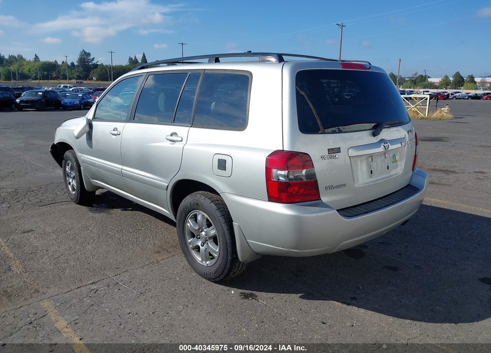 2005 TOYOTA HIGHLANDER V6 VIN: JTEEP21AX50118015