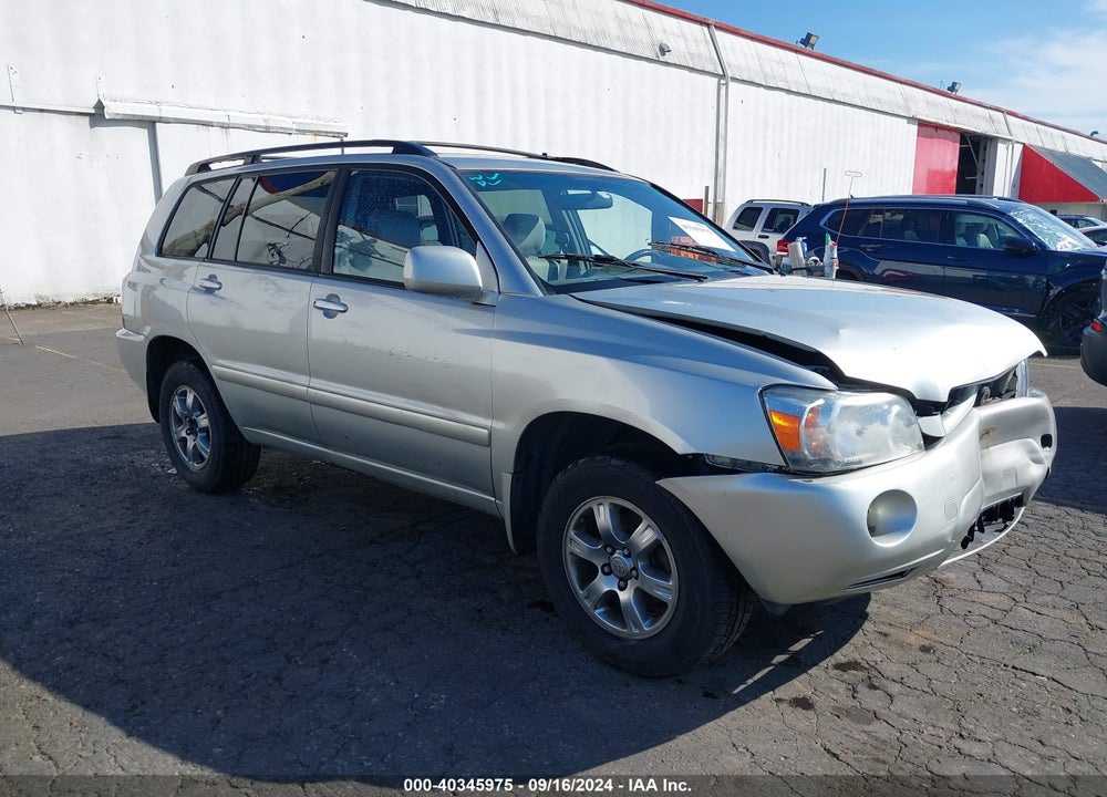 2005 TOYOTA HIGHLANDER V6 VIN: JTEEP21AX50118015