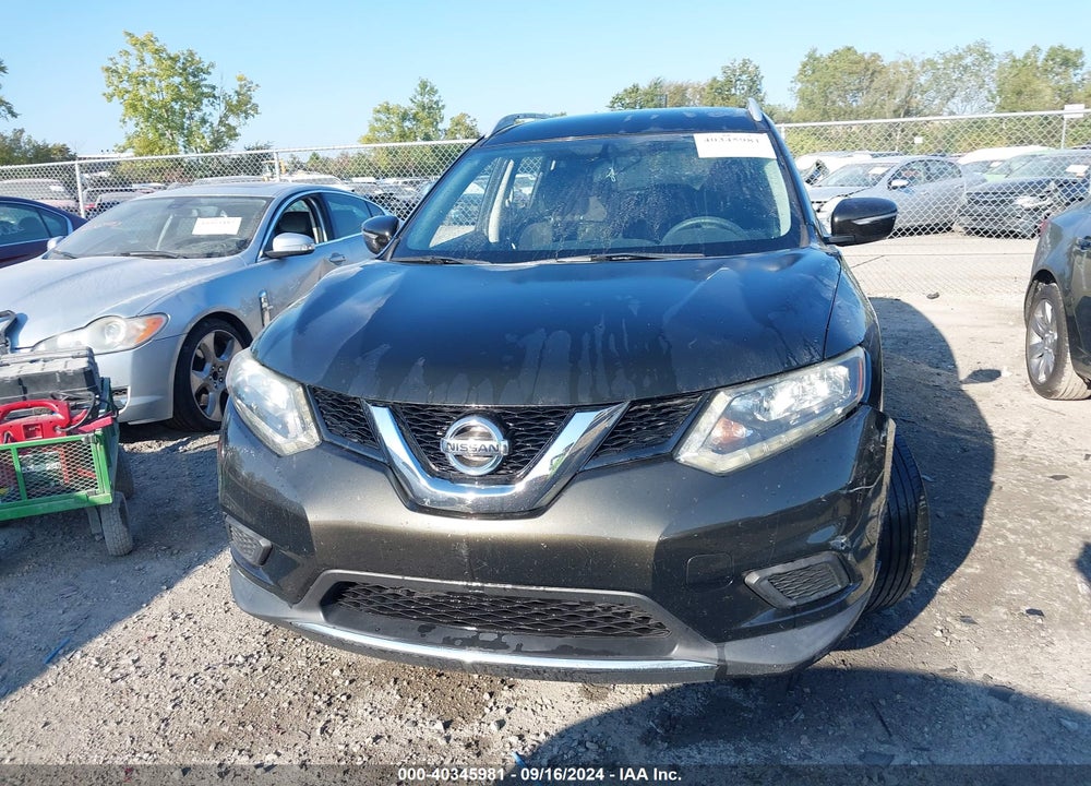 2015 NISSAN ROGUE SV VIN: 5N1AT2MV6FC909456
