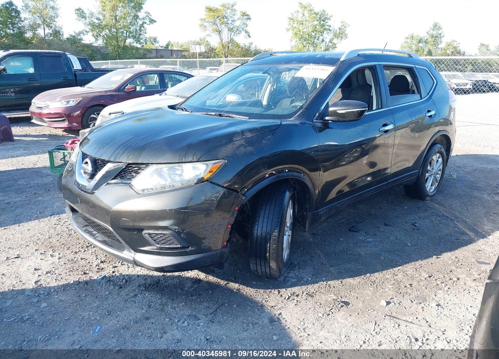 2015 NISSAN ROGUE SV VIN: 5N1AT2MV6FC909456