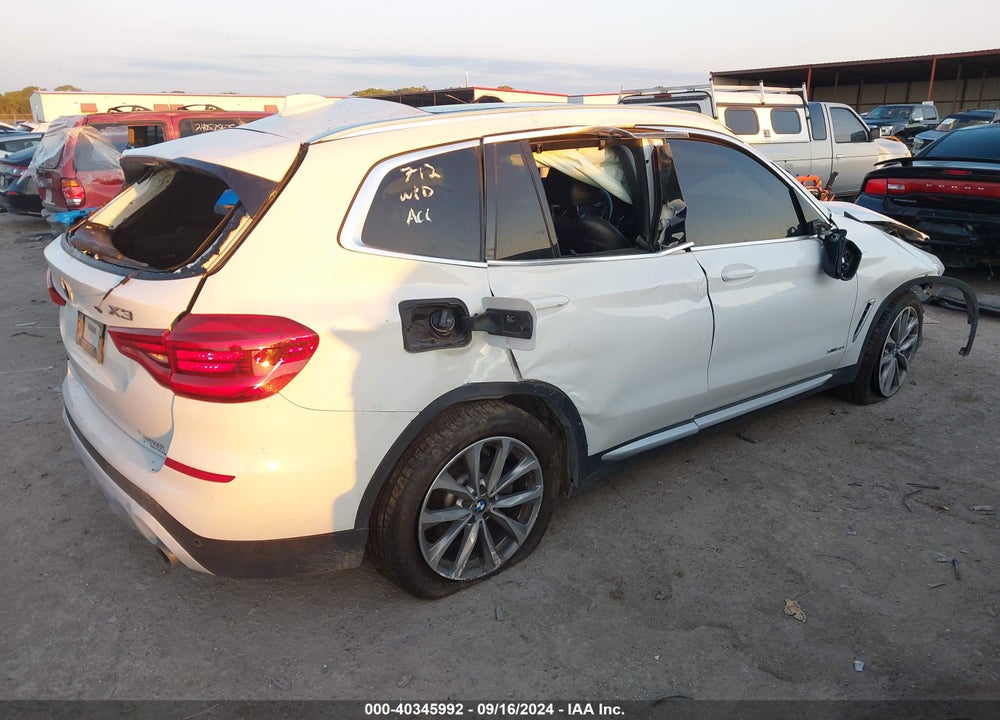2018 BMW X3 XDRIVE30I VIN: 5UXTR9C58JLD62707