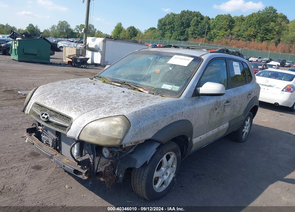 2005 HYUNDAI TUCSON GLS/LX VIN: KM8JN72D85U209321
