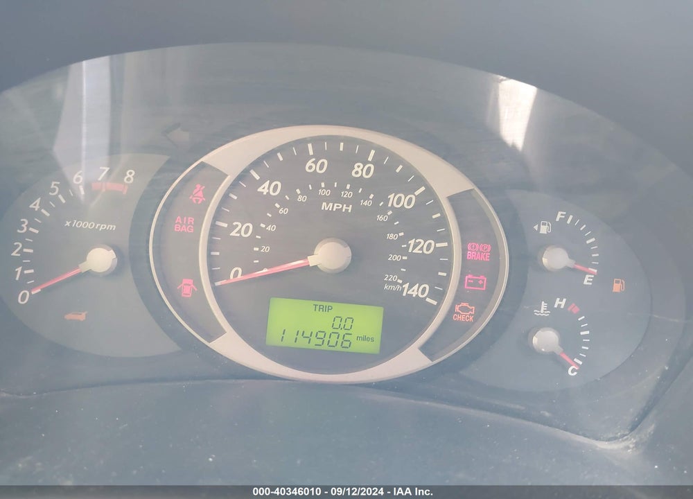 2005 HYUNDAI TUCSON GLS/LX VIN: KM8JN72D85U209321