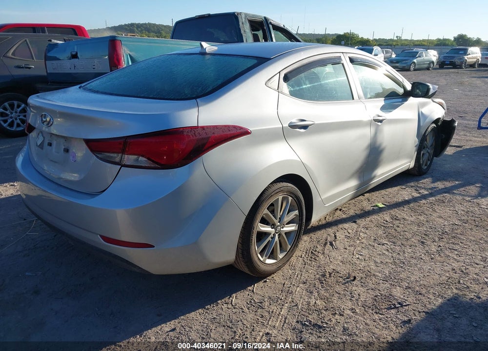 2014 HYUNDAI ELANTRA SE VIN: KMHDH4AE9EU100363