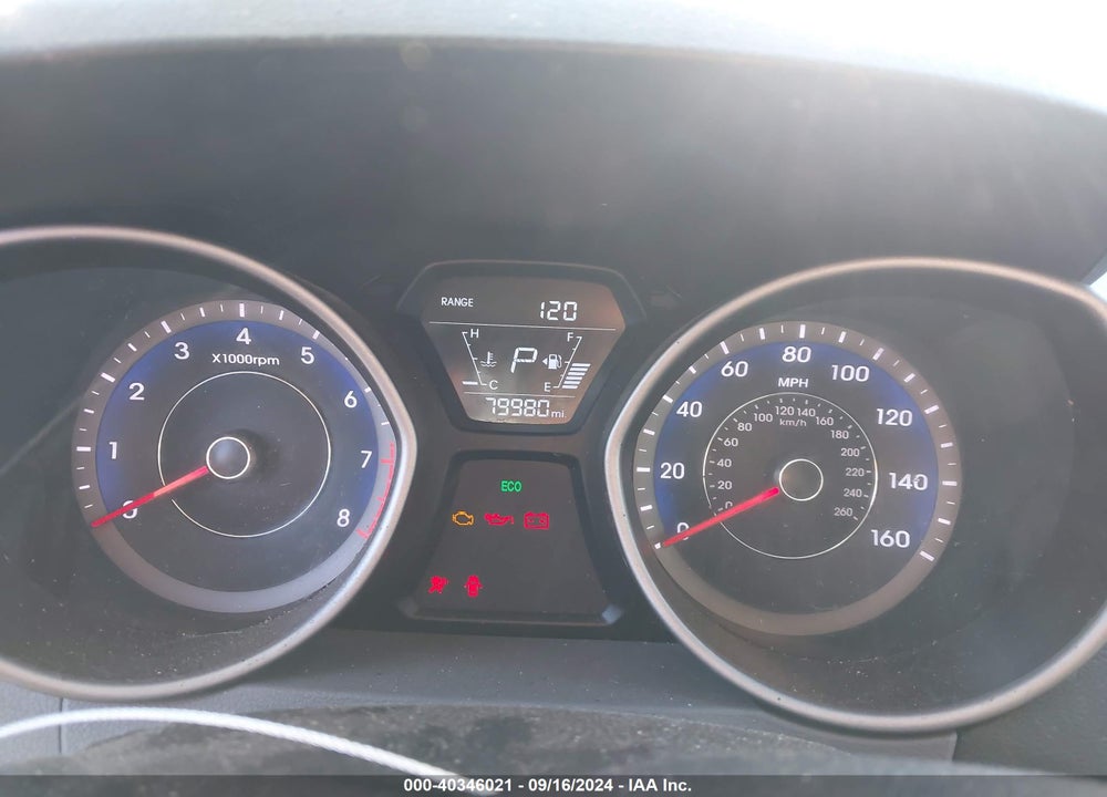 2014 HYUNDAI ELANTRA SE VIN: KMHDH4AE9EU100363