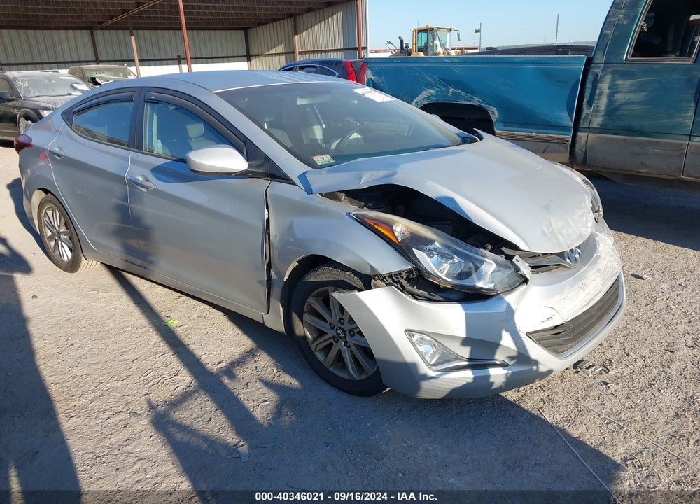 2014 HYUNDAI ELANTRA SE VIN: KMHDH4AE9EU100363