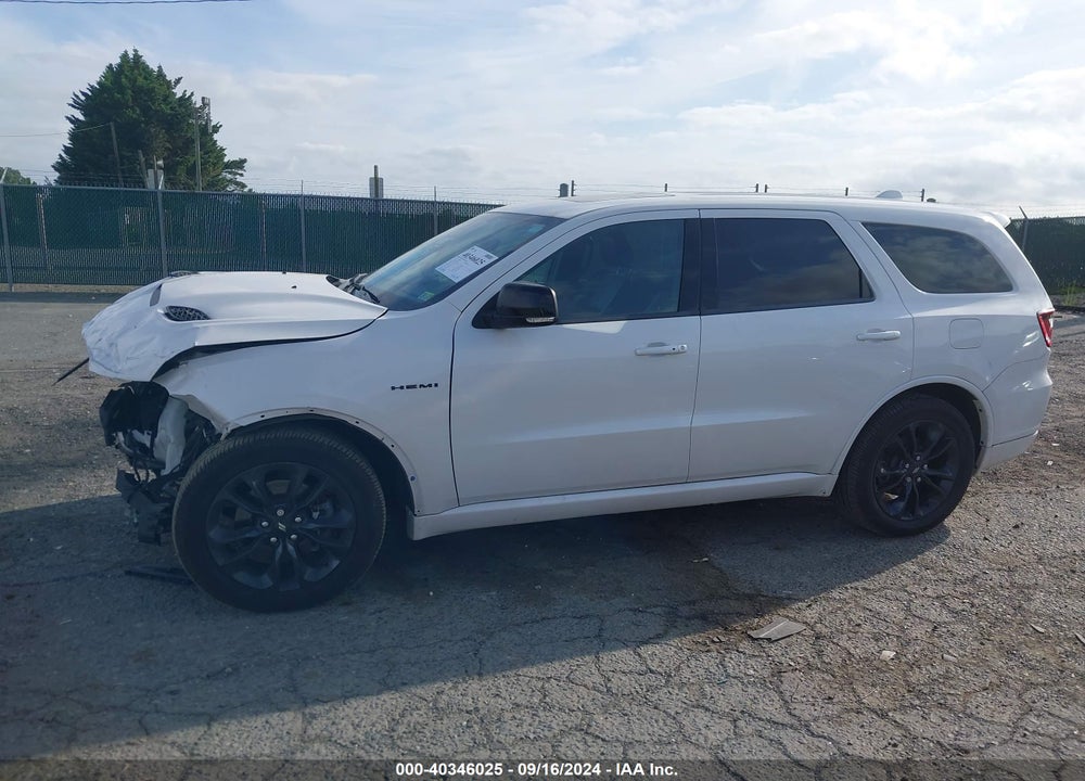 2021 DODGE DURANGO R/T AWD VIN: 1C4SDJCT8MC792122