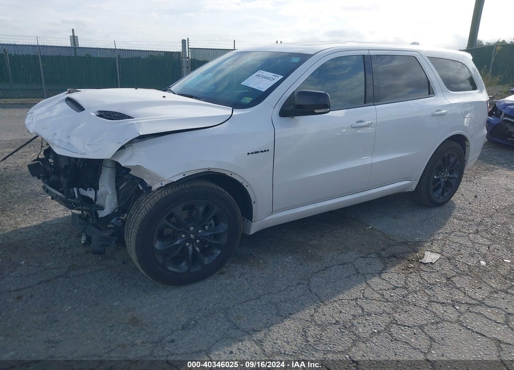 2021 DODGE DURANGO R/T AWD VIN: 1C4SDJCT8MC792122