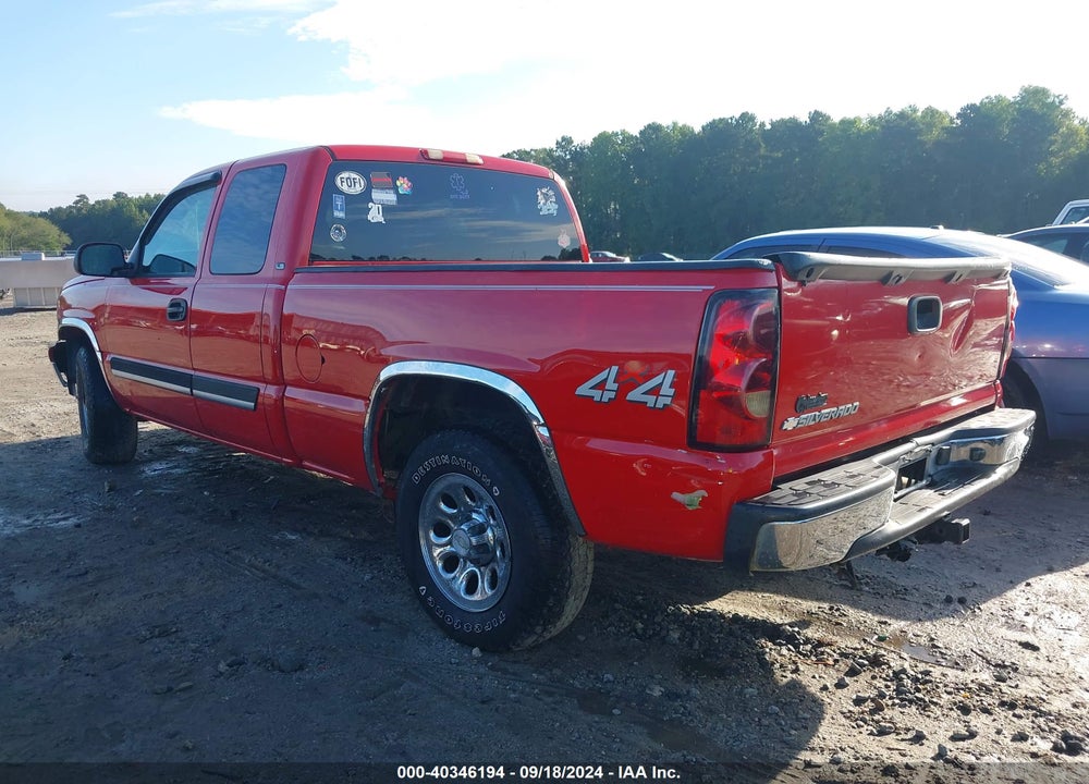 2006 CHEVROLET SILVERADO 1500 LT1 VIN: 1GCEK19V86Z176481