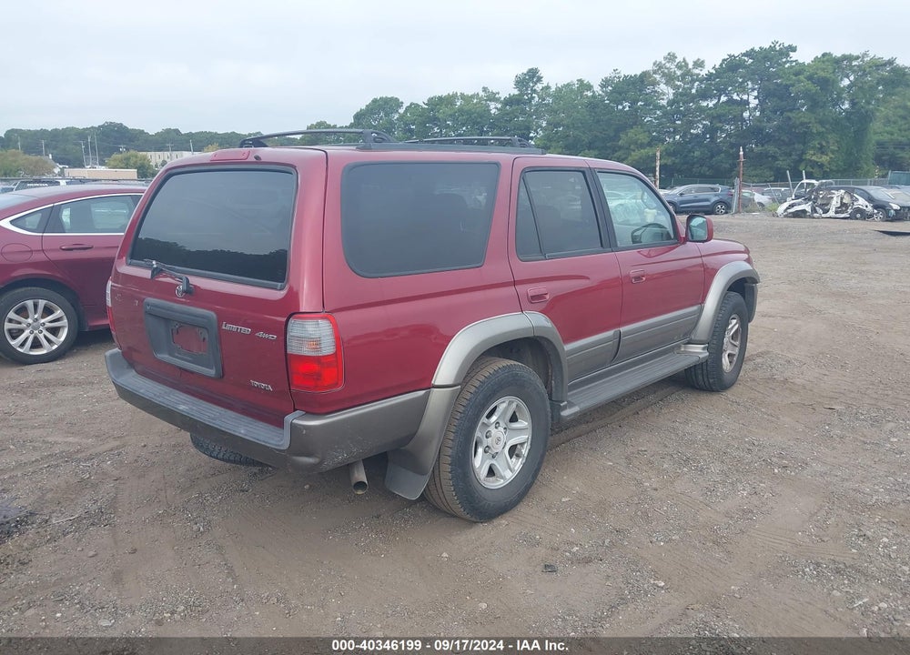 2000 TOYOTA 4RUNNER LIMITED V6 VIN: JT3HN87RXY0284048