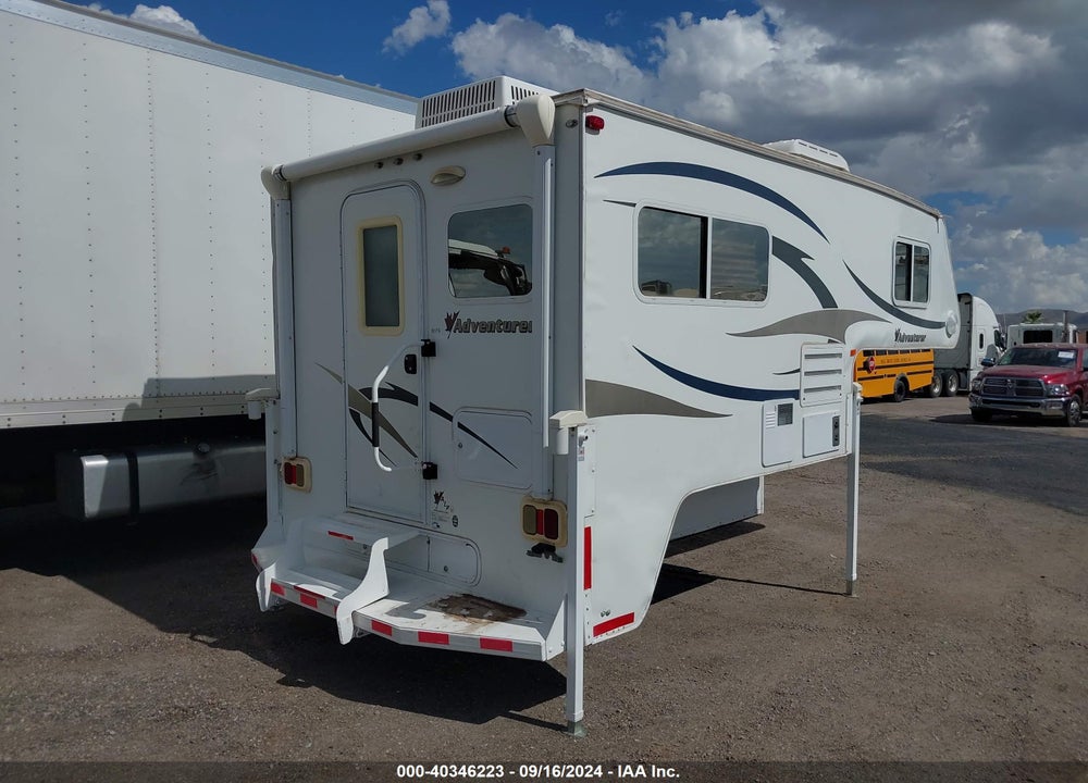2012 ADVENTURE TRUCK CAMPER VIN: 15831