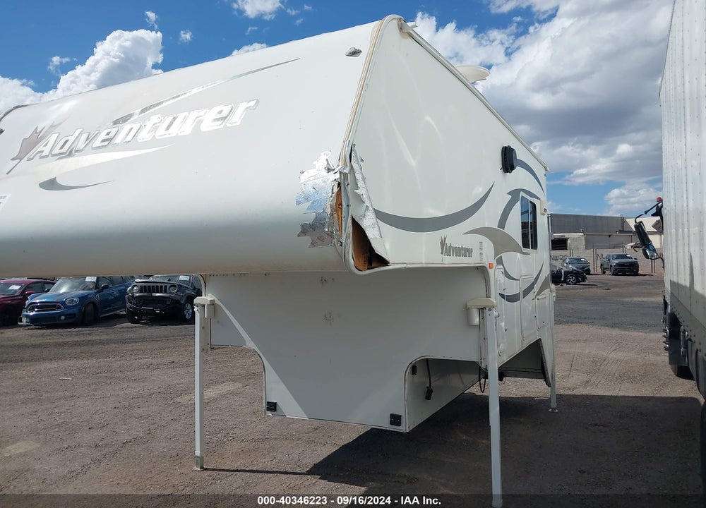 2012 ADVENTURE TRUCK CAMPER VIN: 15831