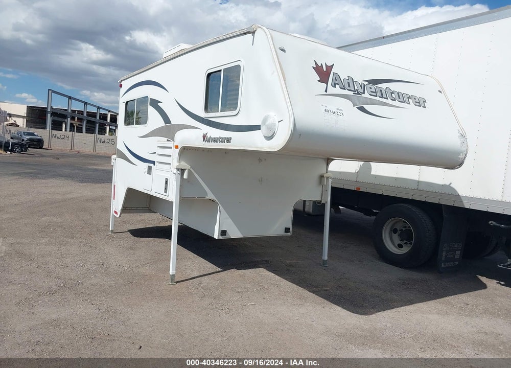 2012 ADVENTURE TRUCK CAMPER VIN: 15831