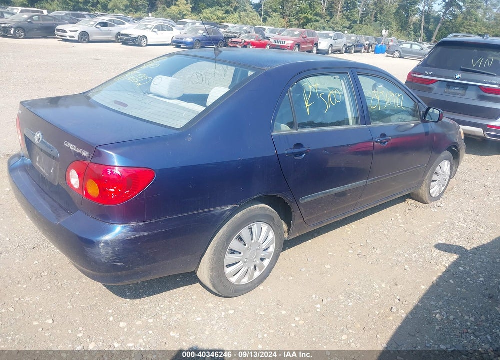 2004 TOYOTA COROLLA CE VIN: 2T1BR32E54C263007