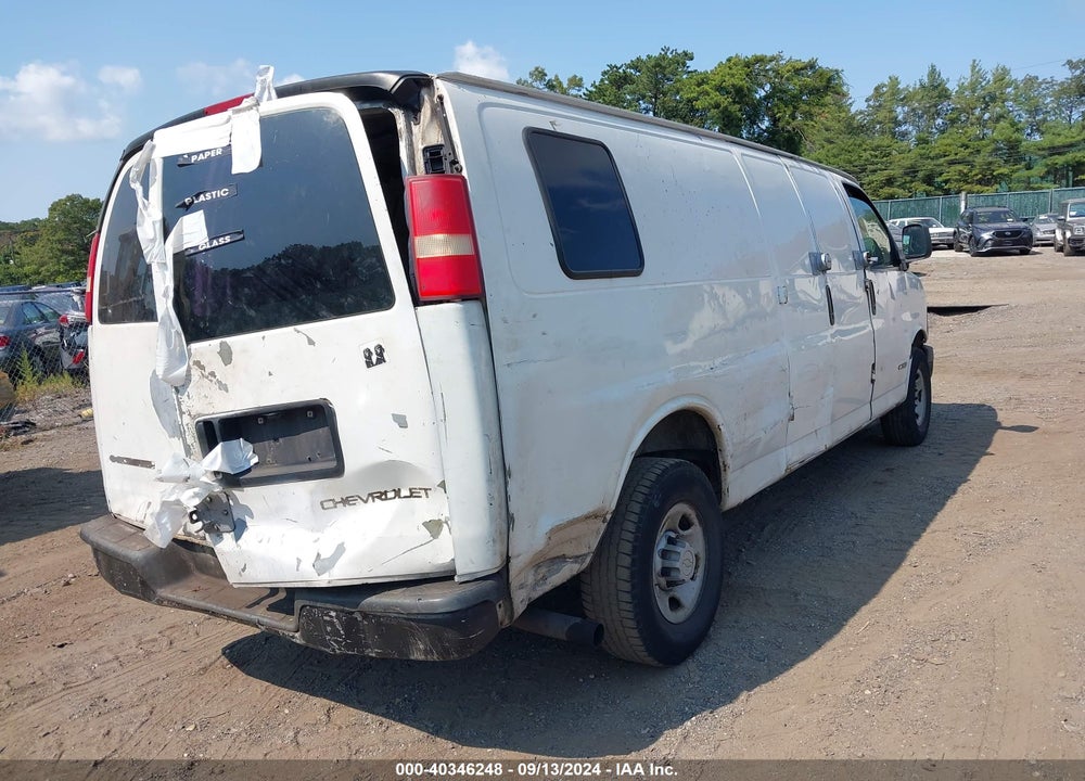 2006 CHEVROLET EXPRESS WORK VAN VIN: 1GCGG29VX61238154