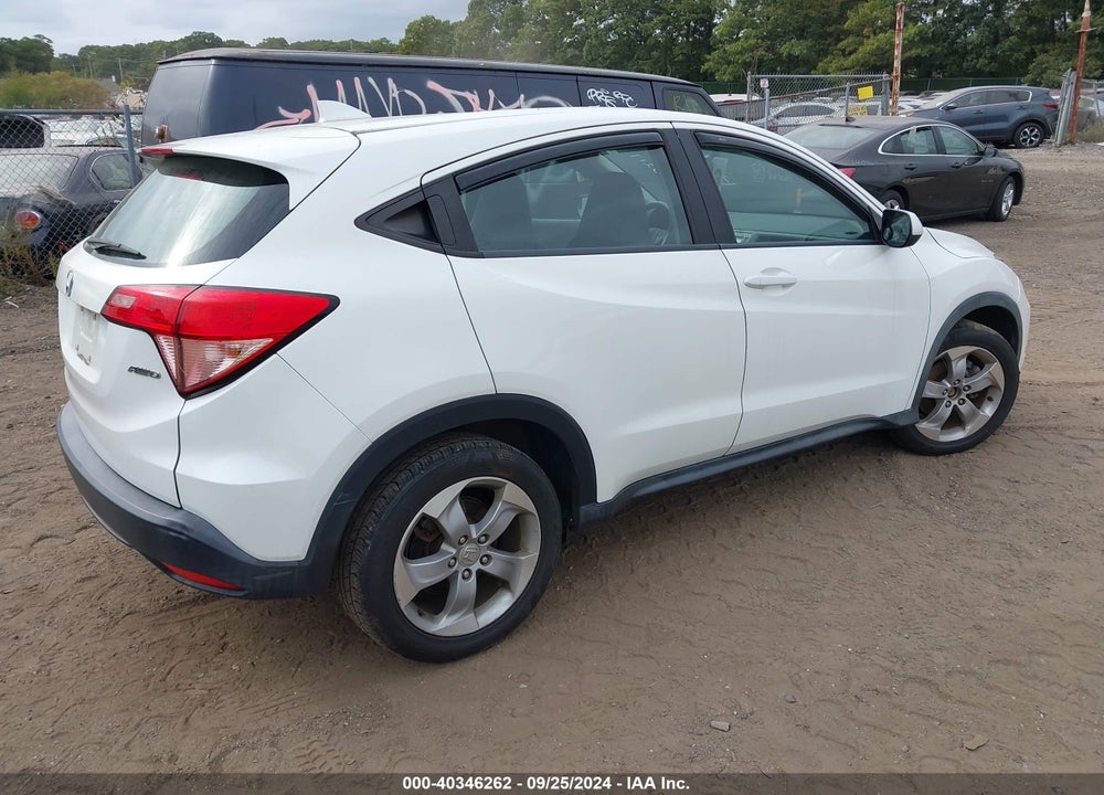 2016 HONDA HR-V LX VIN: 3CZRU6H34GM722621