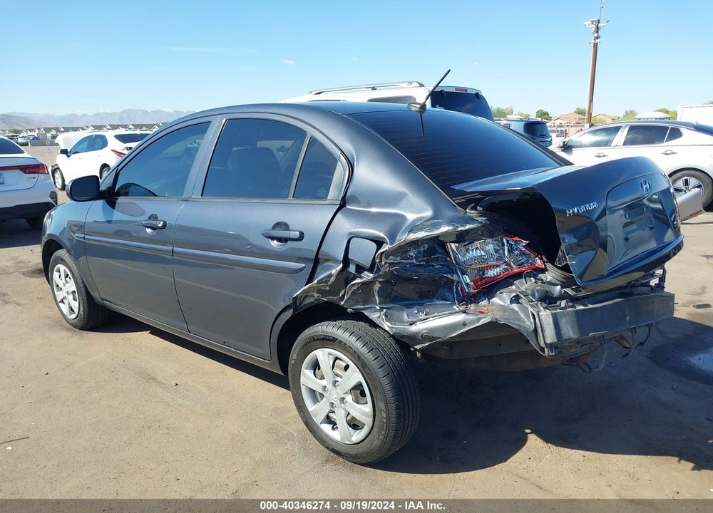 2011 HYUNDAI ACCENT GLS VIN: KMHCN4AC5BU612278