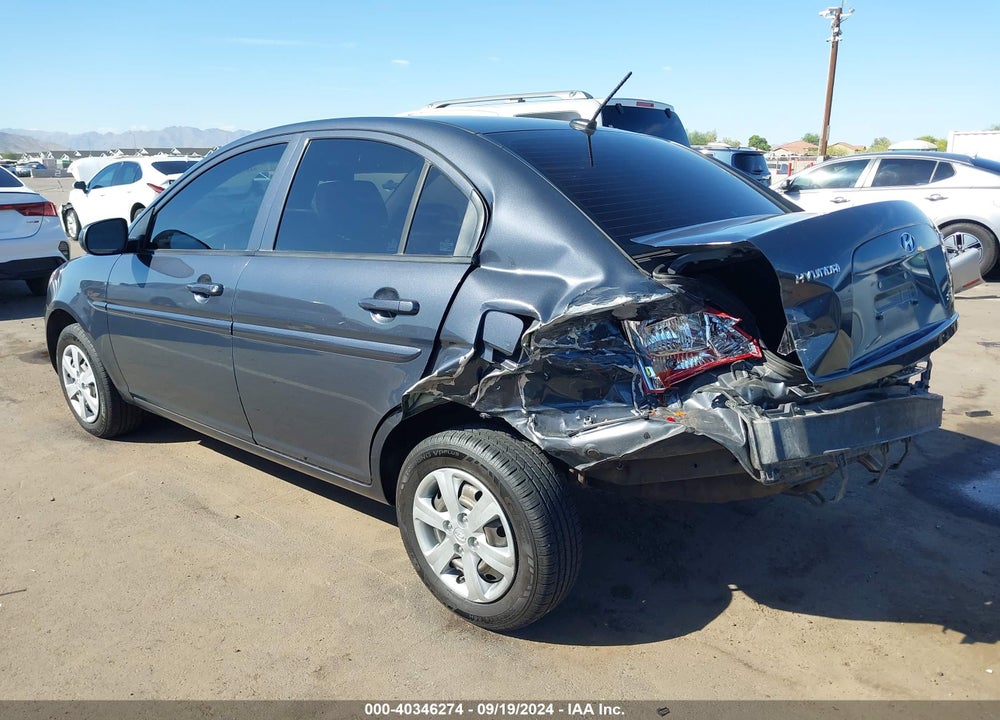 2011 HYUNDAI ACCENT GLS VIN: KMHCN4AC5BU612278